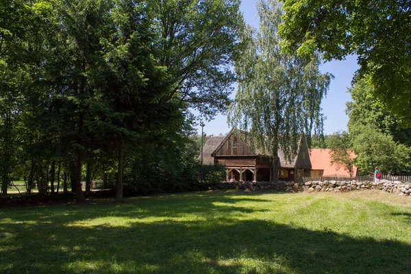 Polska historiska hus — Stockfoto