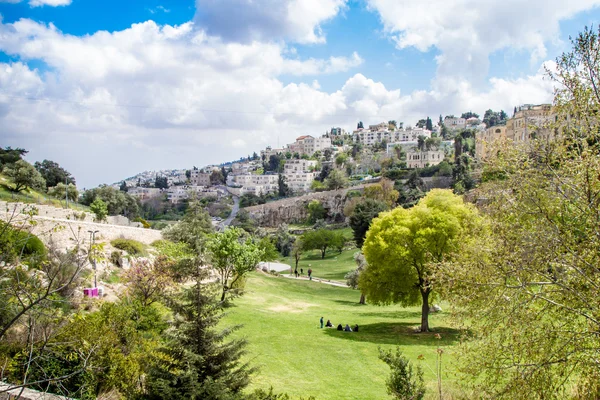 Israël Jeruzalem dal van Hinnom, 4 April 2015 — Stockfoto