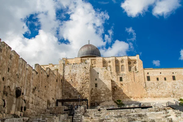 Israel, Jerusalém, Mesquita Al-Aqsa 4 de abril de 2015 — Fotografia de Stock