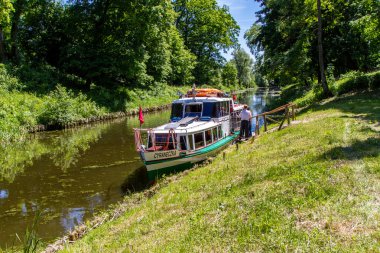 Elblag shore kanal tekne palamarla