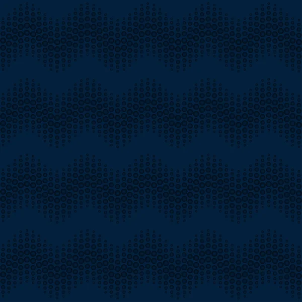 波无缝模式蓝色 — 图库矢量图片