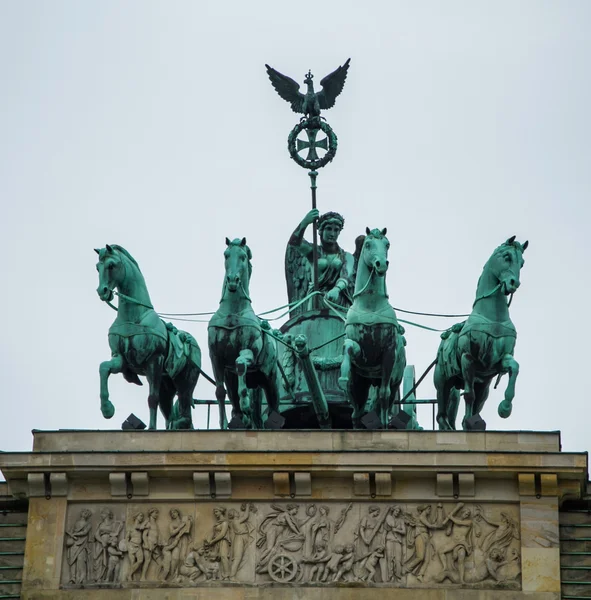 Quadriga sulla Porta di Brandeburgo — Foto Stock