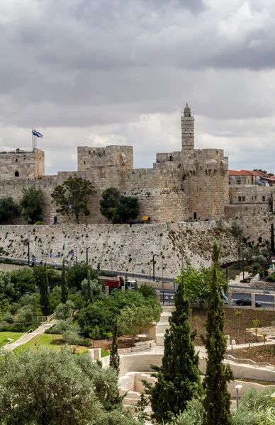 David、エルサレムの塔 — ストック写真