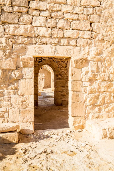 Portale a Shivta, deserto del Negev — Foto Stock