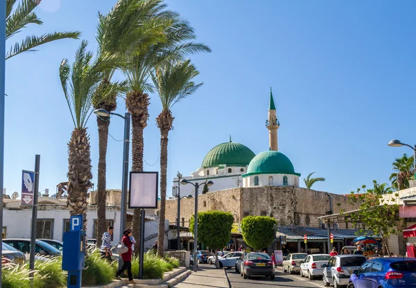 A Mesquita Jezzar Pasha em Akko, Israel — Fotografia de Stock