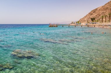Eilat Beach city, Red Sea, Israel