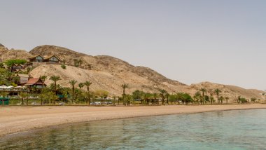 Eilat Beach city, Red Sea, Israel