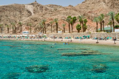 Eilat Beach city, Red Sea, Israel