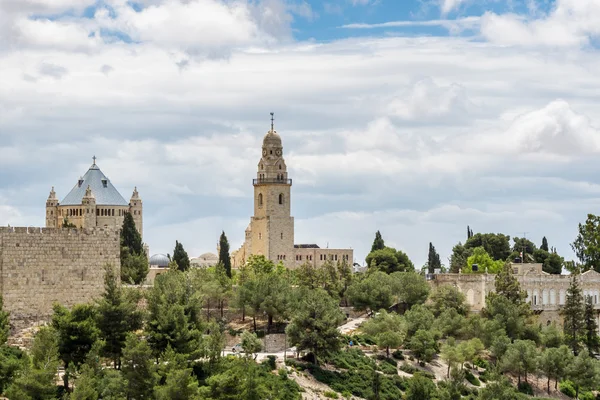 Dormition abdij, Jeruzalem — Stockfoto