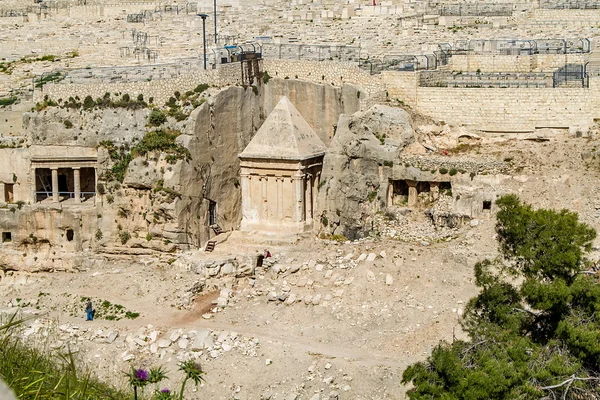 Kidron Valley or Kings Valley, Jerusalem — Stock Photo, Image