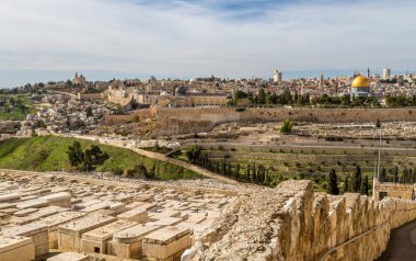 Temple Mount ve Kudüs'te Yahudi Mezarlığı