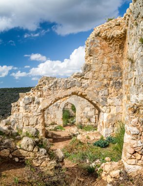 Montfort kale üst Galilee, İsrail
