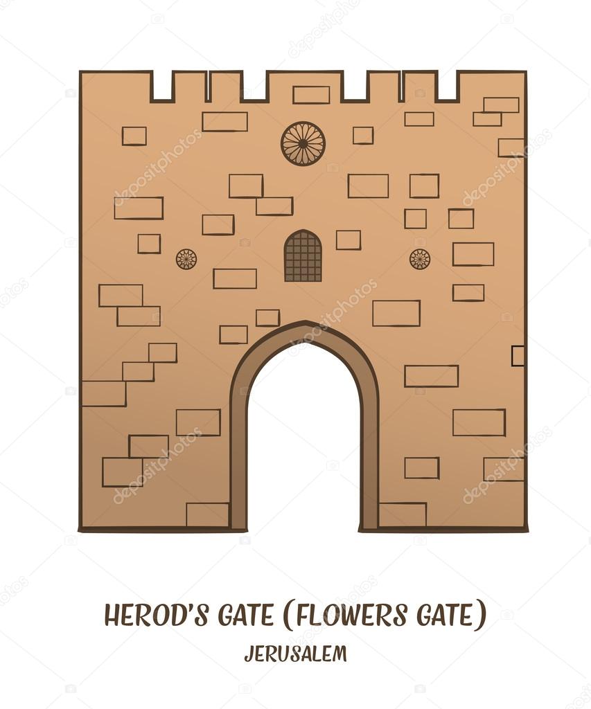 Herods Gate in Jerusalem