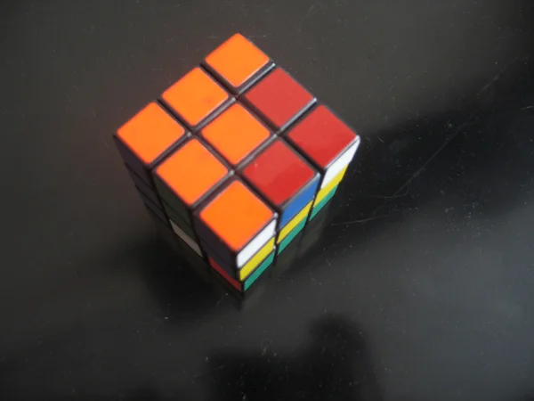 Cubo Mágico Rubik Mexido Cubo — Fotografia de Stock