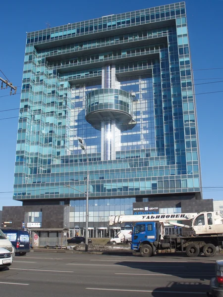 Modern Business Center Avilon Plaza. Russia. Moscow. February 8, 2016 — Stock Photo, Image