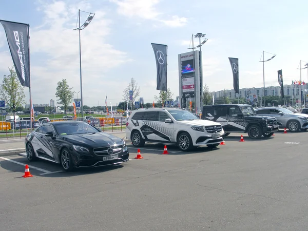 Μόσχα διεθνή Auto Show 2016. Αυτοκίνητα Mercedes. 29 Αυγούστου 2016. Μόσχα. Ρωσία — Φωτογραφία Αρχείου