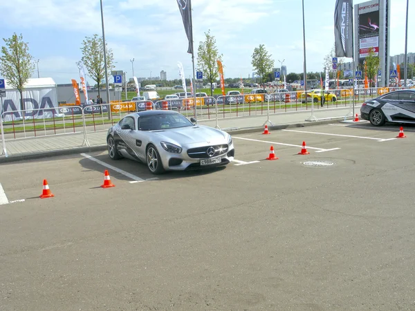 Moskauer internationale Automesse 2016. Mercedes. 29. August. 2016. — Stockfoto