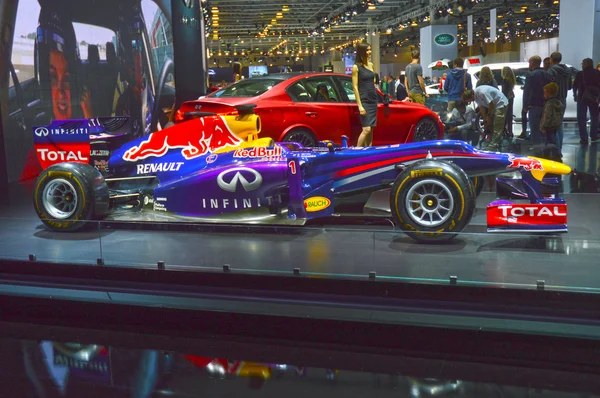 Champions Red bull Moscow International Automobile salong Vettel, Rikyardo — Stockfoto