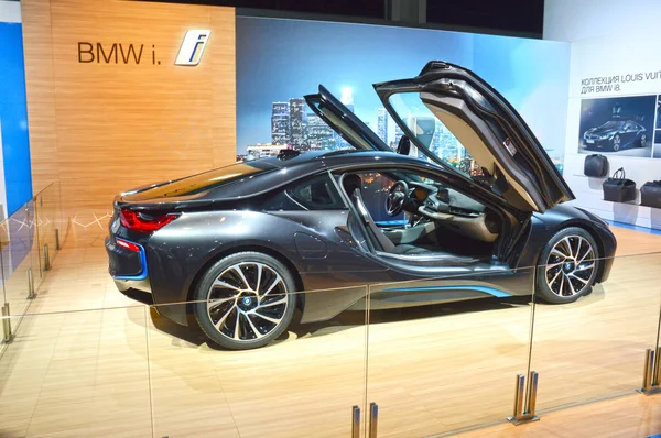 Moscow International Automobile Salon Premiere BMW i8 — Stock Photo, Image