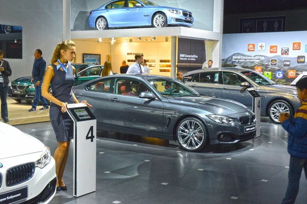 Moskwa Międzynarodowy Salon samochodowy Bmw — Zdjęcie stockowe