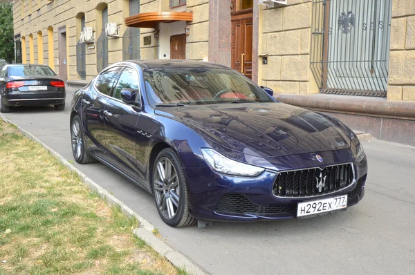 Maserati Azul Oscuro Brillo Moscú — Foto de Stock