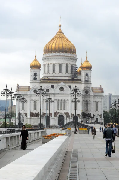 De kathedraal van Christus de Verlosser in Moskou — Stockfoto