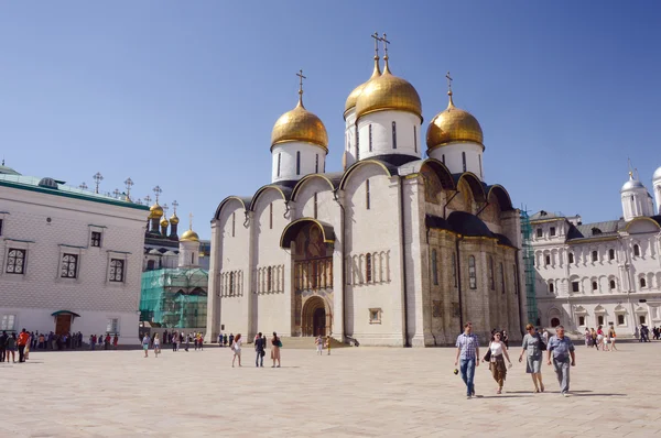 A Catedral do Kremlin de Moscou da Dormição 1475-1479 — Fotografia de Stock