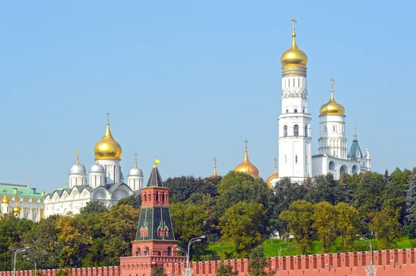 Московский Кремль Отражение Москвы Реки — стоковое фото