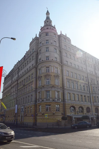 Luksusowy Hotel Europejski Baltschug Kempinski Światło Słoneczne — Zdjęcie stockowe