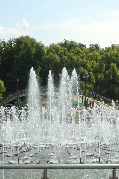Tsaritsyno fontány — Stock fotografie