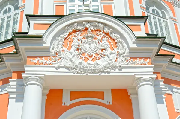 Wappen Symbole Großer Stein Gewächshaus Kuskovo Moscow — Stockfoto