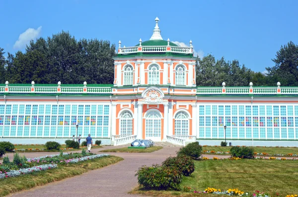 Nagy kő üvegházhatású-palota és park manor grafikonok Sheremetevs — Stock Fotó