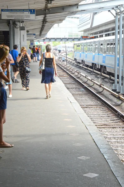 Moscovo. Estação de Metro Kuncevo — Fotografia de Stock