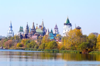 Izmailovo nehir Kremlin altın sonbahar