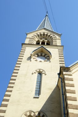Roma Cathedral of Aziz Peter ve Paul Rusya Gotik tarzı unsurları birleşmeyle
