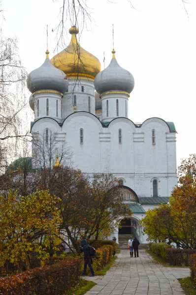 Catedral Iglesia Smolensk Icono Madre Dios Otoño — Foto de Stock