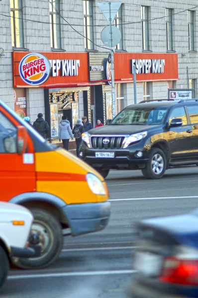 Burger King Perspectiva Leninsky — Fotografia de Stock