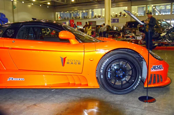 Moscow Tuning Show 2015 Orange Saleen Rusia Moscú Crocus Ayuntamiento —  Fotos de Stock