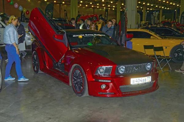 Moscow Tuning Show 2015 Ford Mustang — Fotografia de Stock