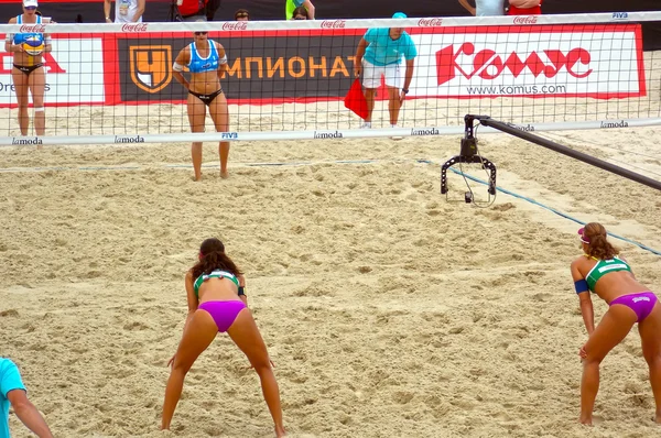 2015 Moscú Gland Slam Torneo Voleibol Playa — Foto de Stock