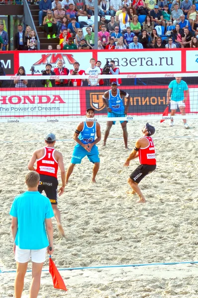 Final masculino. España - Brasil. Moscú Gland Slam 2015 — Foto de Stock