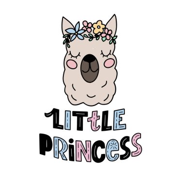 Lama ve Letting 'in renkli bir karikatürü. Vektör grafiğiyle sevimli olduğunu biliyorum. Kartpostal tasarımı, posterler, defter kılıfları, tişörtler, kupalar, yastıklar için parmak izleri.