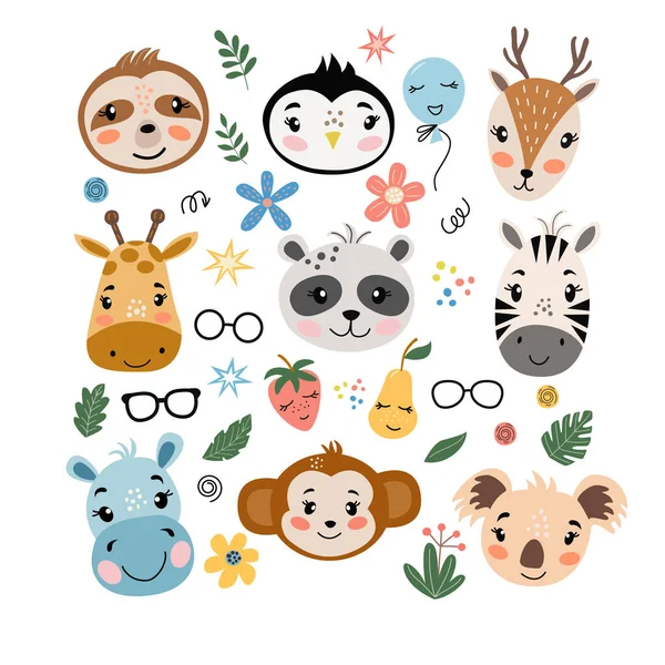 Hayvanların, meyvelerin, çiçeklerin, yaprakların yüzlerini ayarla