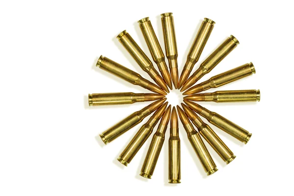 Ammunition (bullets) for rifles — Stock Photo, Image