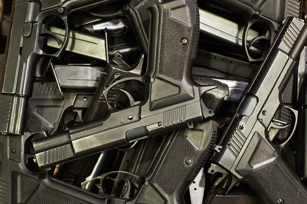 Montón de pistolas — Foto de Stock