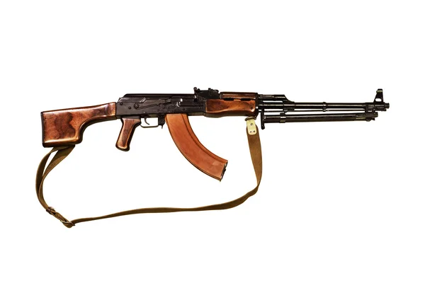 Maschinengewehr rpk auf einer Schreibgruppe — Stockfoto