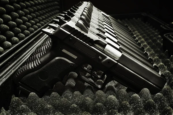 Pistolas en una fila — Foto de Stock