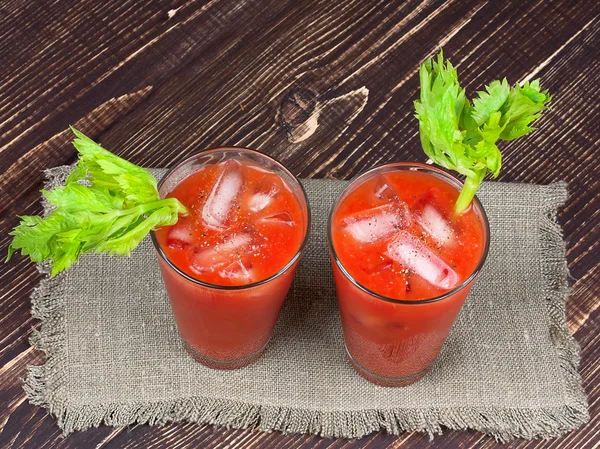 Bloody mary cocktails — Stockfoto
