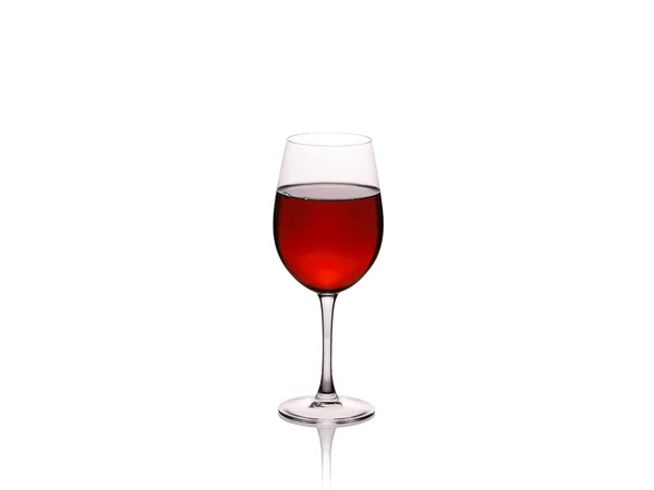 Glas Wein isoliert — Stockfoto