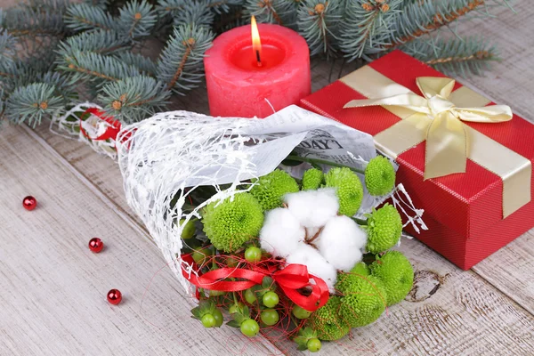 Merry Christmas and Happy New Year decoration — Stock Photo, Image